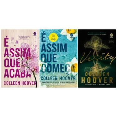 Imagem de Kit Colleen Hoover - 3 livros: É Assim que Acaba + Começa + Verity - K