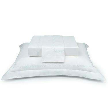 Imagem de FRONHA NATU MAREE BRANCO 100% ALGODÃO CETIM 300 FIOS 50X90