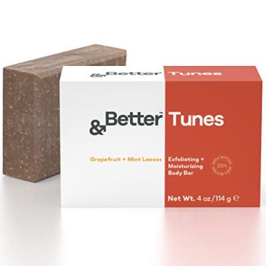 Imagem de &Better Sabonete em barra corporal natural para homens | Barra de limpeza resistente com pedra-pomes | Esfoliante e hidratante | Feito à mão no Canadá com manteiga de karité orgânica | Aroma cítrico