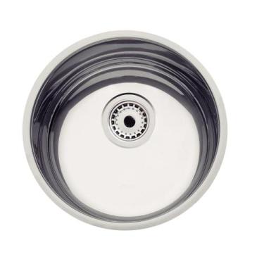 Imagem de Cuba Cozinha Redonda De Embutir Aço Inox Polido 30 BL Luna Tramontina,