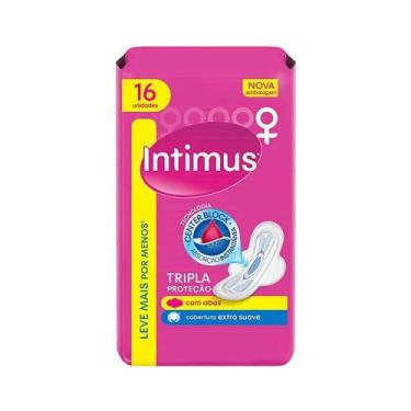 Imagem de Absorvente Intimus com Abas Tripla Proteção Suave Lv16 Pg14