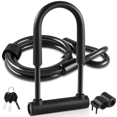Imagem de Cadeado para Bicicleta, Cadeado u Lock,Corrente Bicicleta, Tranca de Bicicleta