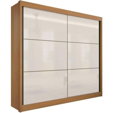 Imagem de Guarda Roupa Cancun Cinamomo Off White 2 Portas 6 Gavetas D?doro