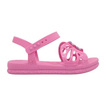 Imagem de Sandália Infantil Rasteira Grendene Kids 23268 Barbie Fly Mochila Rosa