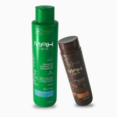 Imagem de Kit Voga Max Care Shampoo Controle de Oleosidade 750ml Condicionador M