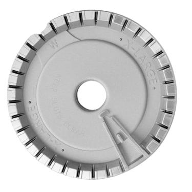 Imagem de WB16X24722 Substituição da base do queimador de superfície extra grande para GE e Haier substitui AP5986249 4454597 PS11726674