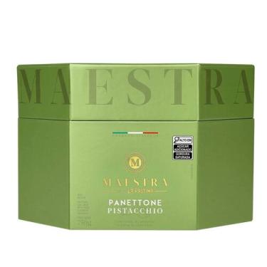 Imagem de Panettone De Pistache Com Gotas De Chocolate La Pastina 750G