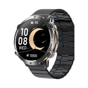 Imagem de Relógio Inteligente Militar Masculino Com Tela AMOLED HD De 1,73 Poleg