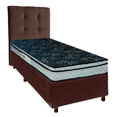Imagem de Kit Cabeceira + Cama Box  + Colchão Solteiro D28 Conforto Paropas