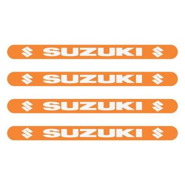 Imagem de Adesivo Protetor Tank Pad Compatível Suzuki - Logos Personalizados - C
