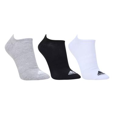 Imagem de Kit 3 Pares de Meias Adidas Light Nosh Unissex