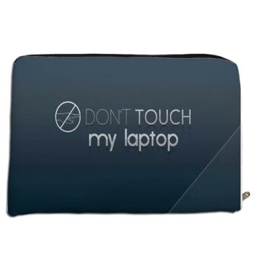 Imagem de Capa Protetora para Notebook Don't Touch 002 (FORRO PRETO, 12 Polegadas – 22,5cm x 32,5cm x 2cm (CxLxA))