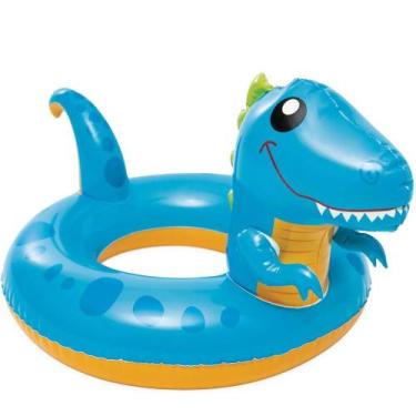 Imagem de Boia Inflável Divertida Cabeça Zoo Dinossauro 59221 Intex