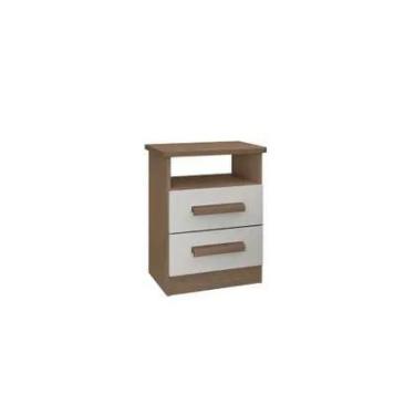 Imagem de Mesa de Cabeceira Firenze 2 Gavetas com Nicho D Doro D Doro