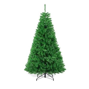 Imagem de Árvore de Natal Premium, Pinheiro Verde em PVC, 1,80m de Altura, 540 Galhos, Base de Metal Dobrável, Montagem Descomplicada