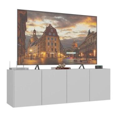 Imagem de Rack Para Até 50 Polegadas Suspenso Mp1070 Branco Branco - MULTIMOVEIS