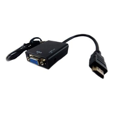 Imagem de Cabo Adaptador Hdmi Para Vga Para Tv Pc Notebook Monitor