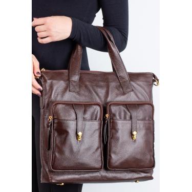 Imagem de Bolsa para notebook de couro liso Jaque