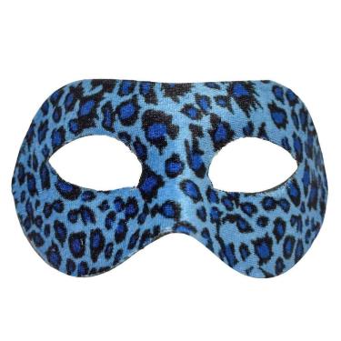 Imagem de Máscara De Carnaval Veneziana Oncinha Azul