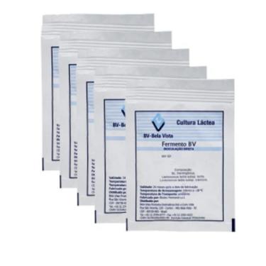 Imagem de COMBO 5 Fermentos para queijos Prato/Reino/Mussarela/Minas Padrão BV M