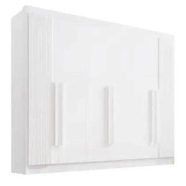 Imagem de Guarda Roupa Casal 6 Portas Ripado 7 Gavetas sem pés Athos D Doro D Do