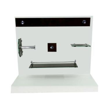 Imagem de Combo 3 em 1 - Gabinete 90cm Inglaterra + Torneira Ibiza + Kit Banheir