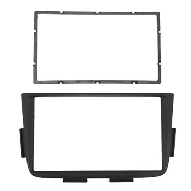 Imagem de Kit de instalação de painel estéreo, conjunto de instalação de painel de painel de painel duplo Din de carro com acabamento de fáscia estéreo para DVD GPS kit de montagem de