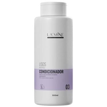 Imagem de Lamine, Condicionador para cabelos, Lisos, 500ml, Branco