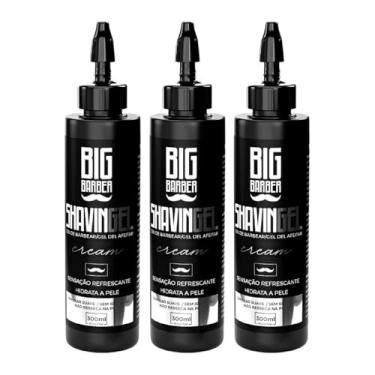 Imagem de Kit 3x Shaving Gel De Barbear Cream 300ml - Big Barber