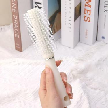 Imagem de Generic Escova de cabelo redonda Salon Results – Cerdas de nylon – Escova de cabelo encaracolado – Escova secadora para cabelos médios a longos