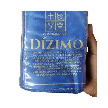 Imagem de Saquitel Igreja Quadrangular para Dizimo e Oferta - Pacote com 25 Unid