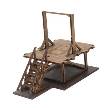 Imagem de TTETTZ Kit de Modelo de Forca em Escala 1/72, Cenário para Montar, Madeira, Faça Você Mesmo, Quebra-cabeça 3D de Madeira para Adultos, Modelo de Arquitetura.