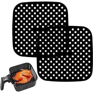 Imagem de Forro Protetor Quadrado Para Air Fryer Fritadeira