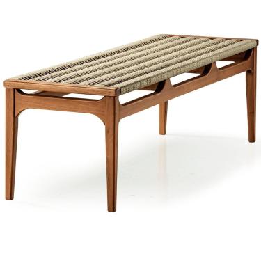 Imagem de Banco Teare Ozki 153 Cm (largura) Madeira Eucalipto Cedro Corda Plana Rami