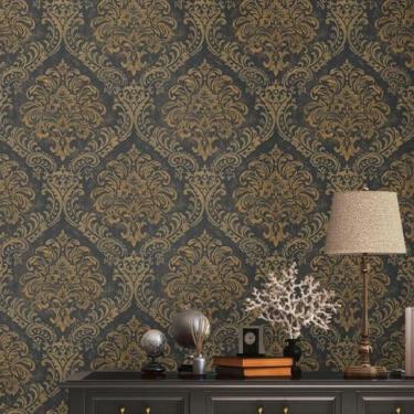 Imagem de Papel De Parede Metropolitan Stories 3 Arabesco Amarelo 391123ms