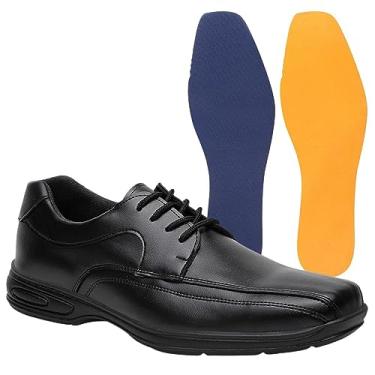 Imagem de Sapato Social Masculino com Palmilha Ortopedica Promoçao (44)