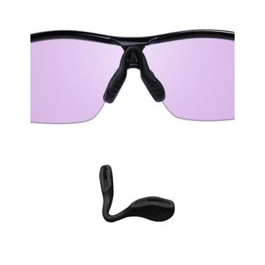 Imagem de Handwith 1 par de protetores de nariz de silicone macio para óculos de sol Oakley Radar/Radar Edge/Radar Path, push-in antiderrapante confortável ajuste óculos de nariz peça de reposição kit de