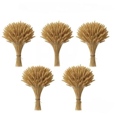Imagem de 400 Hastes De Trigo Seco Para Decoração Festa Junina Arraiá Enfeites Artigos Mesa Arranjo Elegante(05 Maços (200 Hastes))