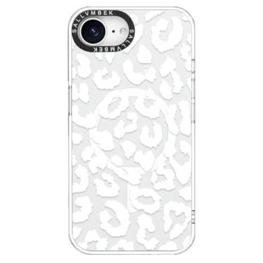 Imagem de sallvmbek Capa para iPhone 16e, compatível com MagSafe, design fofo, estampa de leopardo de guepardo, capa protetora magnética à prova de choque TPU para mulheres e mulheres