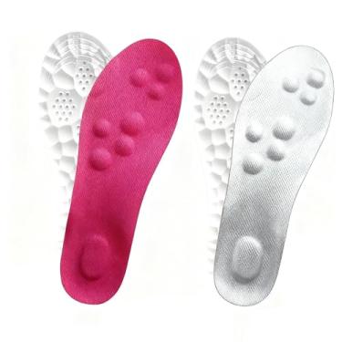 Imagem de Cloud-Like Comfort Soles for Men Soft Memory Foam Cushioning Insoles Trim to Fit Steppers Insoles for Women with Arch Support for Foot Pain Relief Fatigue (Men 23/Women 22)