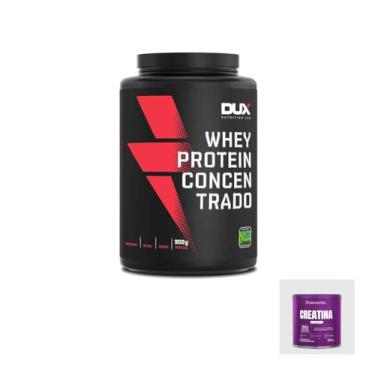Imagem de Kit Whey Protein Concentrado 900g - Cappuccino + Creatina 100% Pura 300g