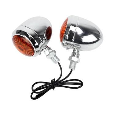 Imagem de Luzes De Sinalização LED Universais 12V Para Motocicletas, Lanternas T