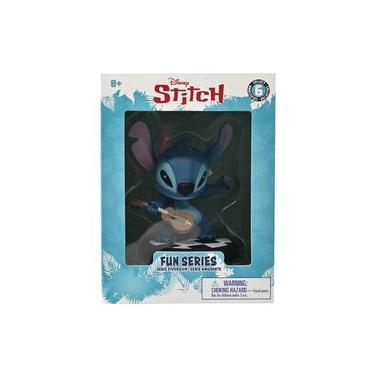 Imagem de Boneco Stitch Guitarrista De 8Cm - Yume Hero Box