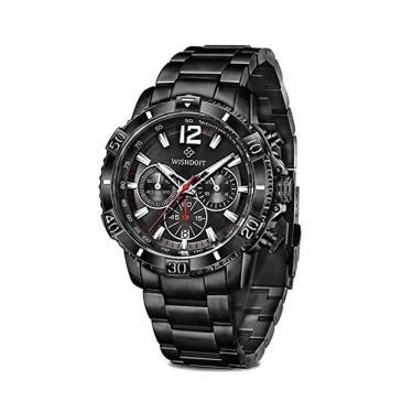 Imagem de Relógio Masculino Casual Luxo Wishdoit 178 Açol