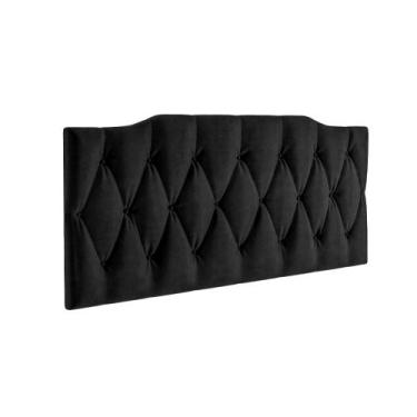 Imagem de Cabeceira para cama box king 2,00 Cancun - Preto - America Cabeceiras