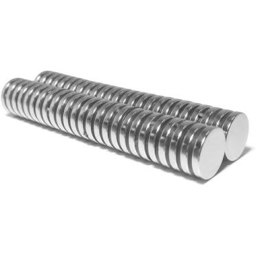 Imagem de Imã De Neodímio 12,5mm X 2mm , 50 Peças - Super Forte - Fácil Negócio 