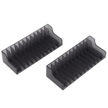 Imagem de Rack de armazenamento de cartão de jogo Grcfumo, rack de armazenamento de disco de jogo, caixa de armazenamento de videogame, adequado para acomodar vários cartões de jogo e CDs