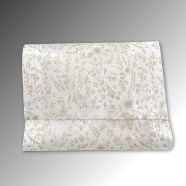 Imagem de Papel de Presente，Papel Seda，50 Folhas，Feito de Material Fibroso，de Textura Macia，Adequado para Presentes Festivos, LembrançAs e Embalagens de BuquêS(Dourado,35x50)