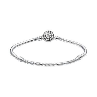 Imagem de Pulseira De Estrelas Em Forma De Árvore Da Família Com Concha Prateada