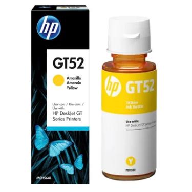 Imagem de Garrafa De Tinta HP GT52, 70ml, Amarelo - M0H56AL